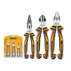 Set alicates Ingco industrial 3 piezas 160-200MM/6-8"
