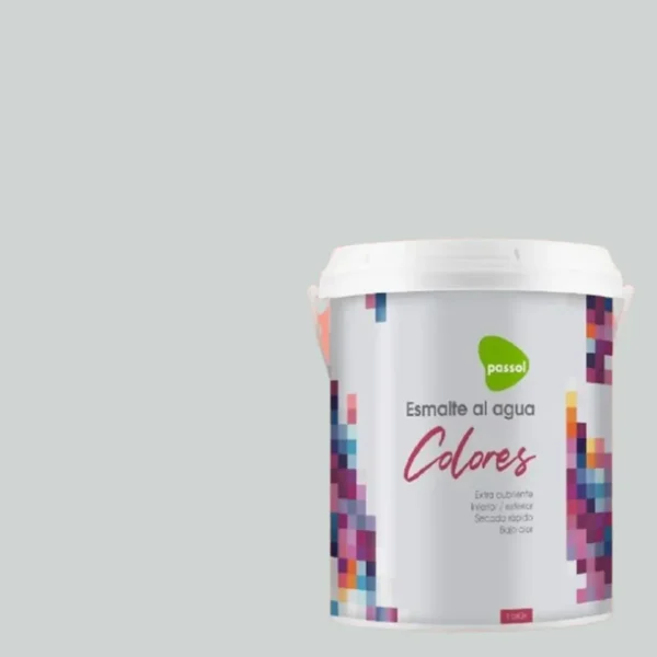 Esmalte al Agua Deco Passol – Gris Ártico Mate (1 gal/3,8 L)