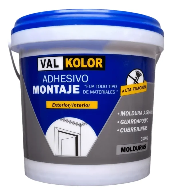 Valkolor Adhesivo Montaje 3.8kg Balde