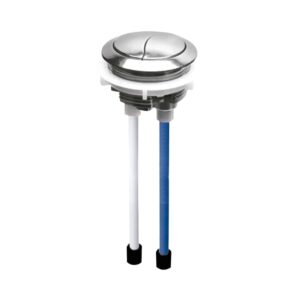 Botón Dual Flush Fanaloza Redondo 48 mm – Plástico Cromado