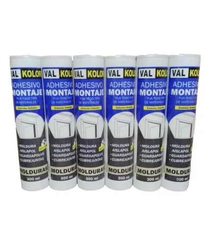 Adhesivo de Montaje ValKolor 300 ml Blanco